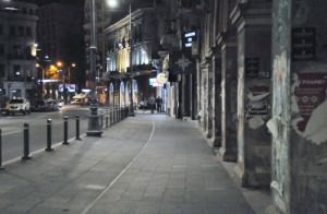 Short Evening Walk in Bucharest Romania
