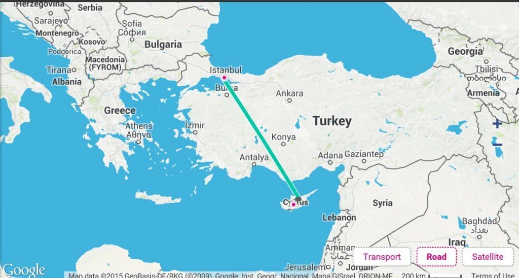 Cyprus the Greek Island, Istanbul to Cyprus (2)