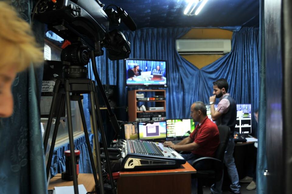 Ramallah Women Production staff at a TV station in Ramallah, Palestine,Women of Ramallah