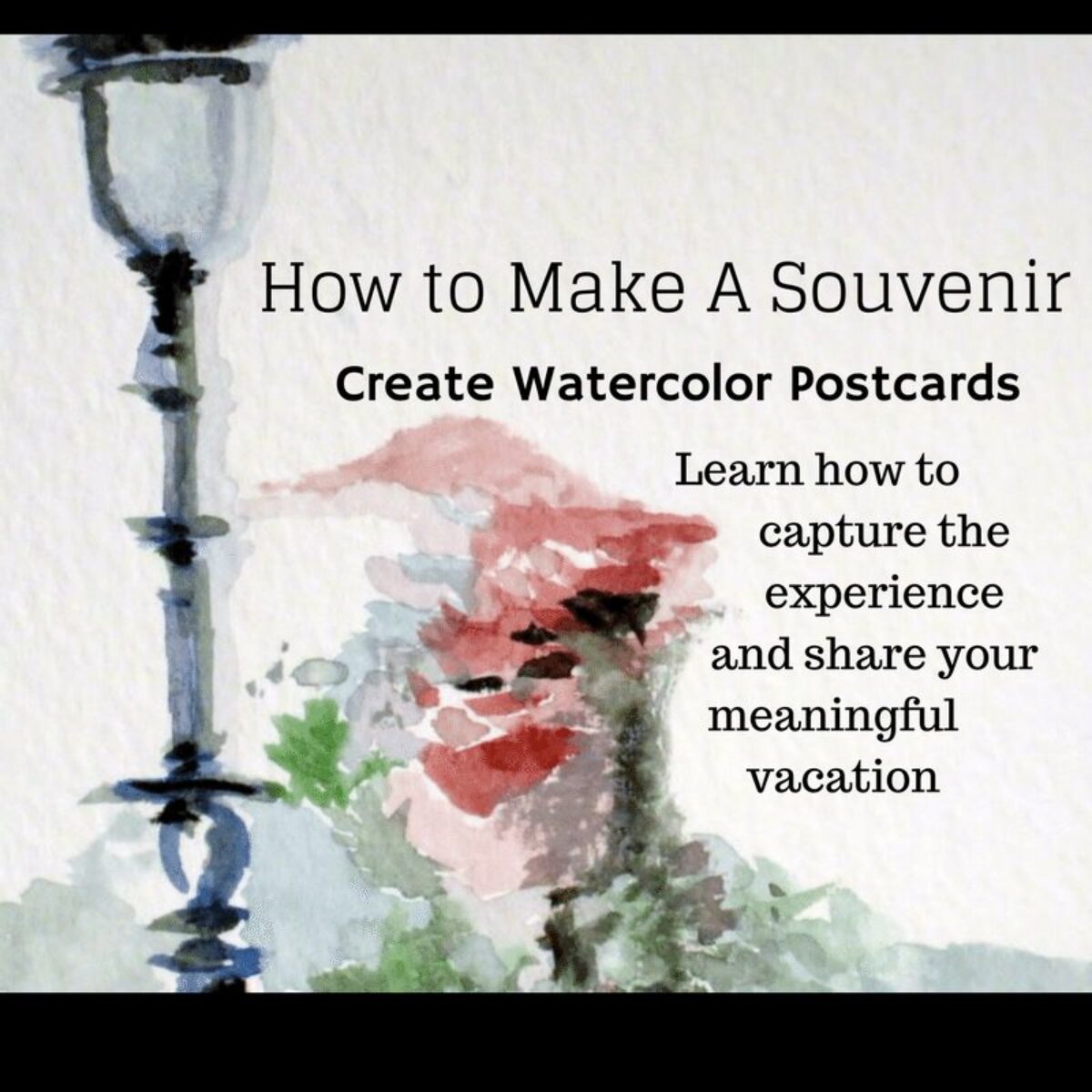 How to Make Watercolor Postcards