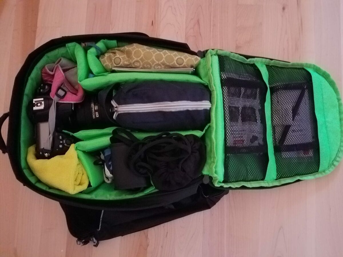 Travel Camera Bag Packing List