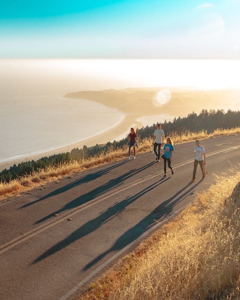 friends hiking