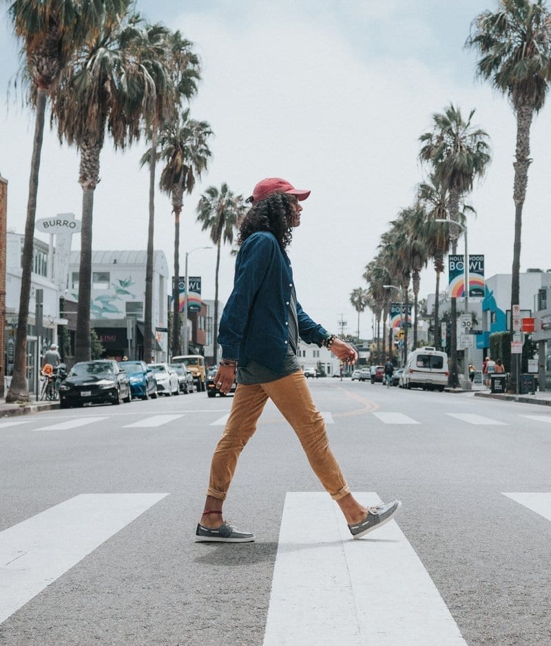 woman walking