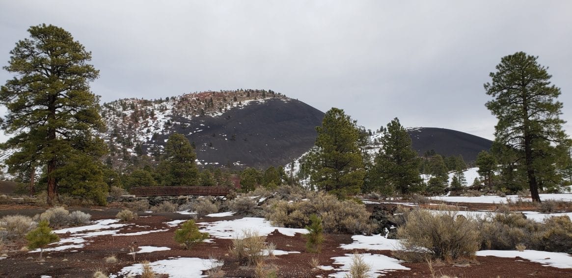 sunset crater