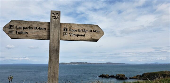 See rope bridge when in belfast Northern Ireland